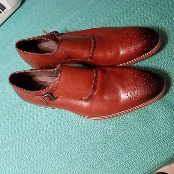 Stacy Adams Other - Stacy Adams Men's Monk Strap Cognac Size 15M